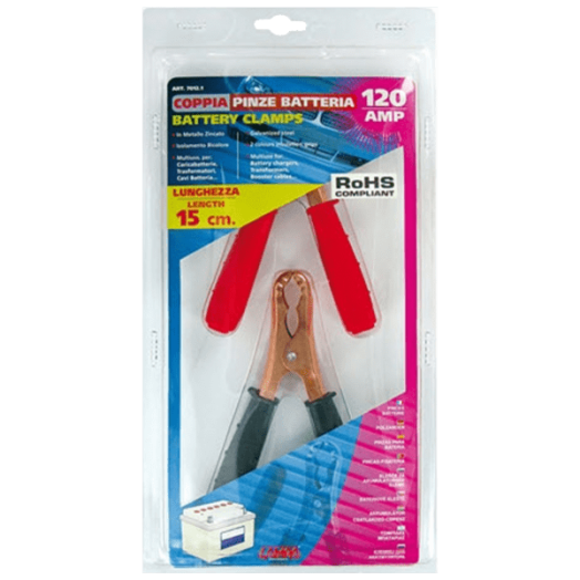 AKKUCSIPESZ 120A 2 DB 15CM          PIROS-FEKETE