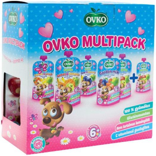 Ovko tasakos gyümölcspüré multipack