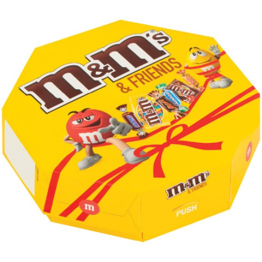 M&M's & Friends édesség-válogatás ünnepi dobozban
