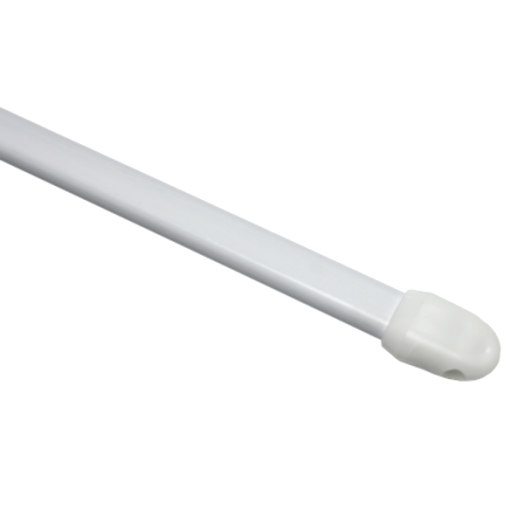 VITRÁZSRÚD FEHÉR MŰANYAG/FÉM 110-180CM