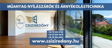 CSIZIREDŐNY  Csiziredőny - műanyag nyílászárók és árnyékolás