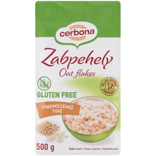Cerbona gluténmentes finomszemű zabpehely