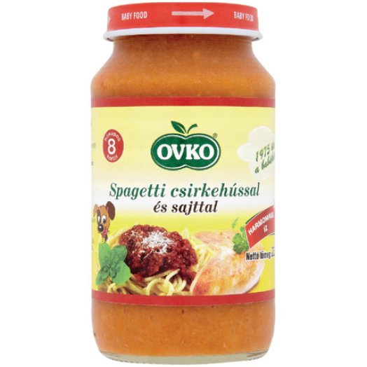 Ovko üveges bébiétel