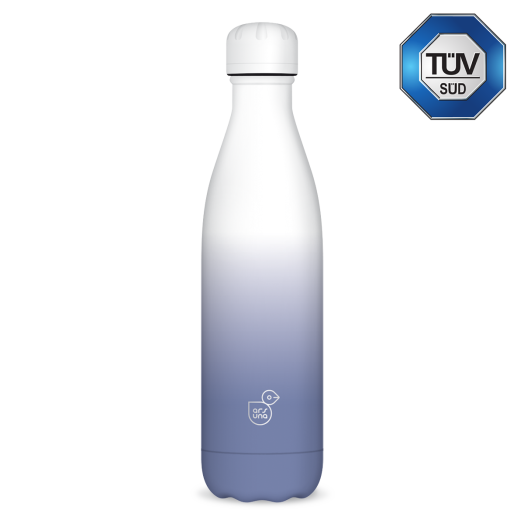 Ars Una duplafalú fémkulacs-500 ml - fehér-lila