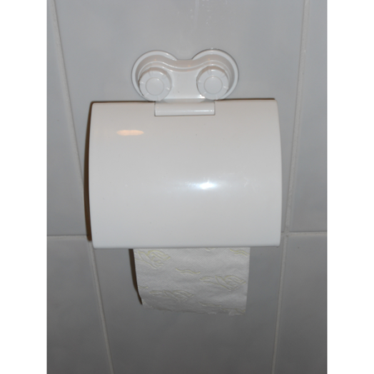 WC-PAPÍRTARTÓ 152X160X38MM FEHÉR VÁKUUMOS