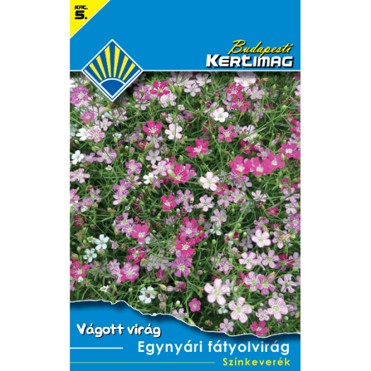 VÁGOTT VIRÁG EGYNYÁRI FÁTYOLVIRÁG SZÍNK.