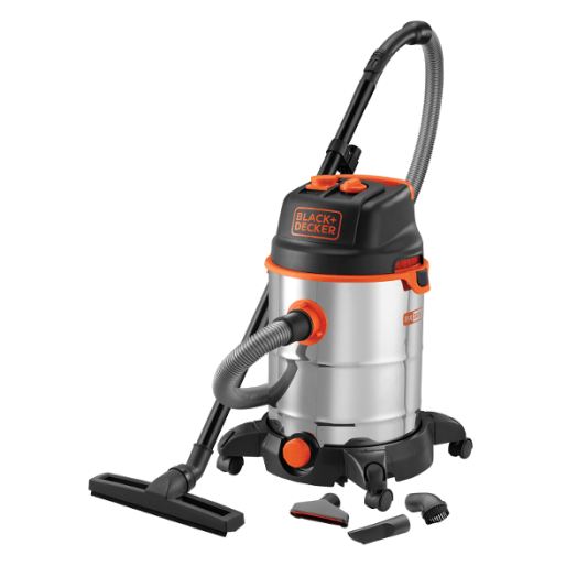 PORSZÍVÓ VIZES/SZÁRAZ INOX 30L,1600W B+