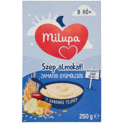 Milupa Szép Álmokat, Jó reggelt vagy Natúr tejpép