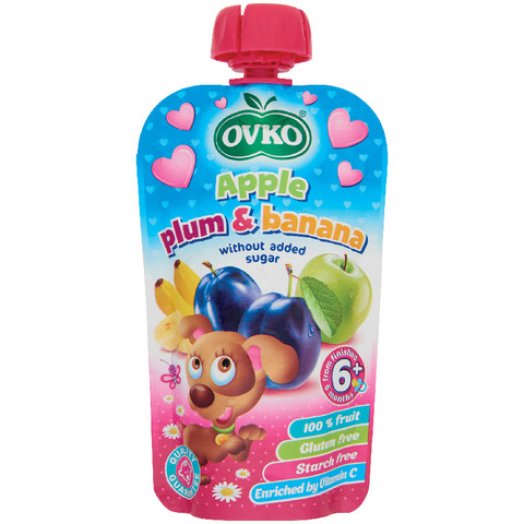 Ovko tasakos gyümölcspüré