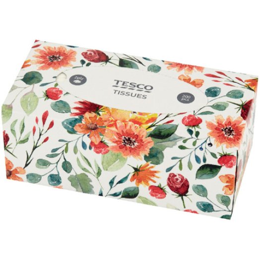 Tesco dobozos papír zsebkendő