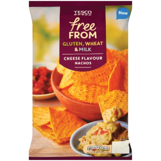 Tesco Free From sajtízű nachos