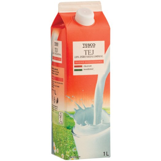 Tesco dobozos tej