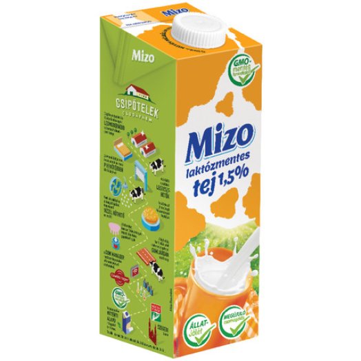 MiZo laktózmentes UHT tej