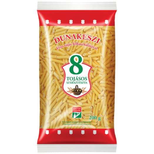 Dunakeszi 8 tojásos száraztészta