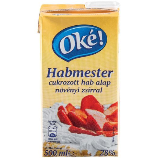 Oké! Habmester cukrozott habalap