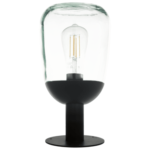 DONATORI KÜLTÉRI ÁLLÓLÁMPA E27 1X60W MAGASSÁG:31CM IP44 FEKETE FÉNYFORRÁS NÉLKÜL