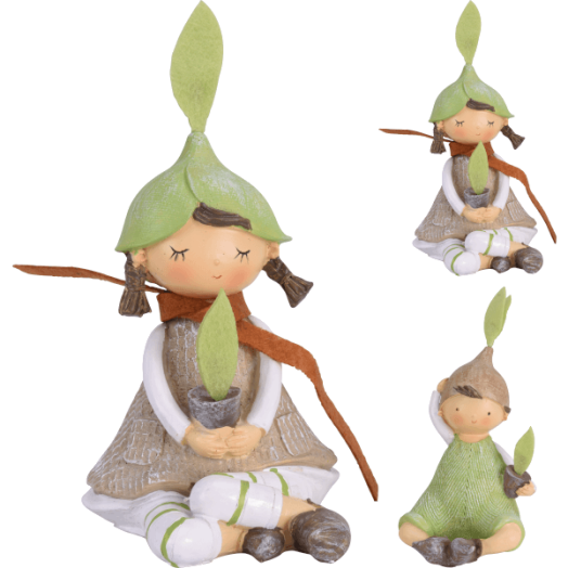 DEKOR FIGURA 10X7,5X14,5CM 2 FÉLE MODELL
