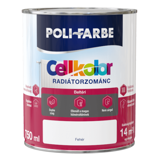 CELLKOLOR RADIÁTORZOMÁNC 0,75L FEHÉR