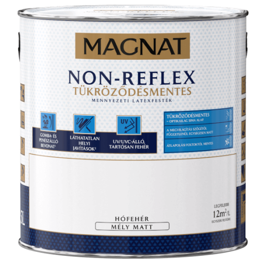 MAGNAT NON-REFLEX 2,5L BELTÉRI FALFESTÉK FEHÉR