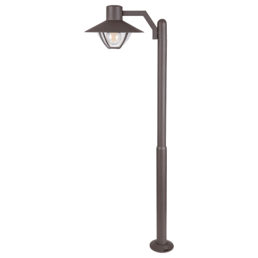 ALMADA, KÜLTÉRI ÁLLÓLÁMPA, E27 1X10W, BARNA, H103CM
