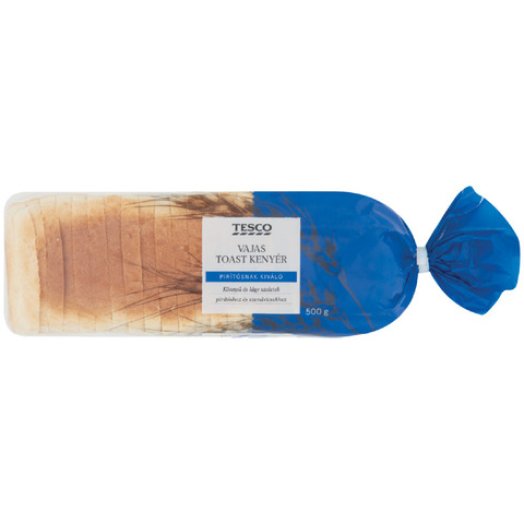Tesco vajas toast kenyér