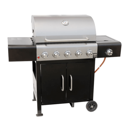 GÁZGRILLKOCSI GRILLCHEF 5.1 5+1 ÉGŐS (5X3,2KW+1X3,5KW) 19,5W