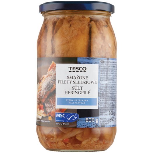 Tesco sült heringfilé