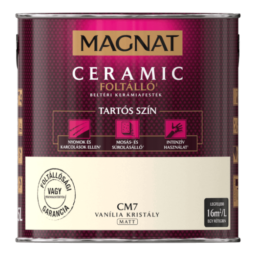 MAGNAT CERAMIC 2,5L BELTÉRI FALFESTÉK VANÍLIA KRISTÁLY CM7