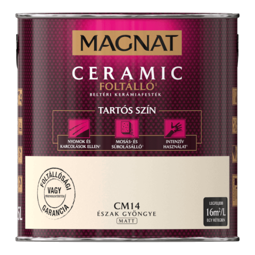 MAGNAT CERAMIC 2,5L BELTÉRI FALFESTÉK ÉSZAK GYÖNGYE CM14