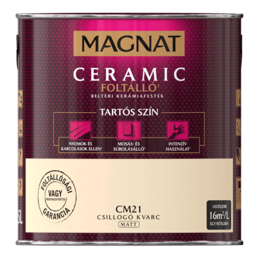 MAGNAT CERAMIC 2,5L BELTÉRI FALFESTÉK CSILLOGÓ KVARC CM21