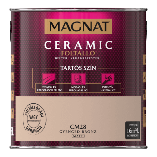 MAGNAT CERAMIC 2,5L BELTÉRI FALFESTÉK GYENGÉD BRONZ CM28