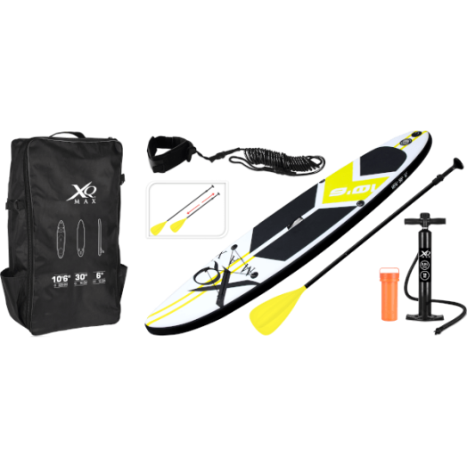 XQMAX SUP FELFÚJHATÓ ÁLLÓSZÖRF ZÖLD SZÍN 320X76X15CM