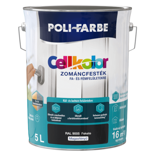 CELLKOLOR FÉNYES 5L FEKETE