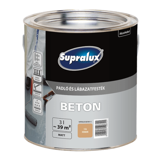 SUPRALUX BETON PADLÓ ÉS LÁBAZATFESTÉK 126 HOMOK 3L