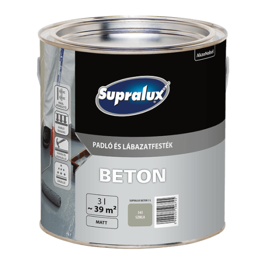 SUPRALUX BETON PADLÓ ÉS LÁBAZATFESTÉK 343 SZIKLA 3L