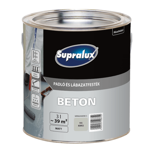 SUPRALUX BETON PADLÓ ÉS LÁBAZATFESTÉK 935 KAVICS 3L