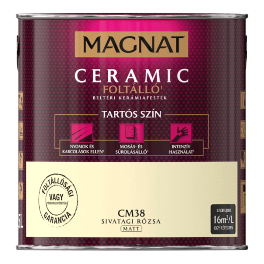 MAGNAT CERAMIC 2,5L BELTÉRI FALFESTÉK SIVATAGI RÓZSA CM38