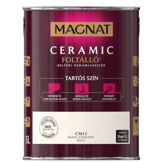 MAGNAT CERAMIC 5L BELTÉRI FALFESTÉK BÁJOS GYÉMÁNT CM13