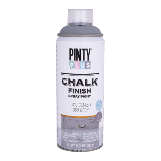 PINTY PLUS CHALK KRÉTA FESTÉK SPRAY 400ML CK798 HAMU SZÜRKE