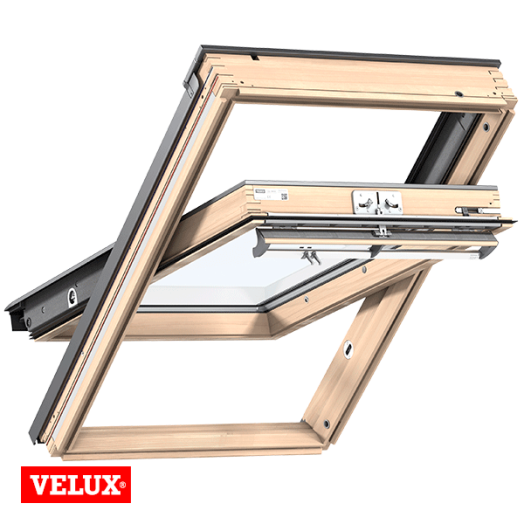 VELUX TETŐTÉRI ABLAK 134X140CM 2 RÉTEGŰ 70-ES ÜVEGGEL.