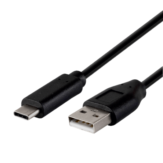 USB-C TÖLTŐKÁBEL, 1M, FEKETE