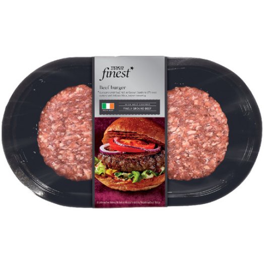 Tesco finest marhahúspogácsa ír marhából