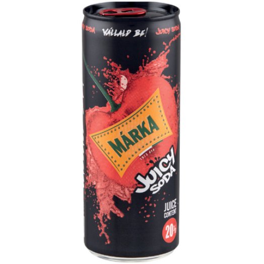 Márka Juicy Soda dobozos szénsavas üdítőital