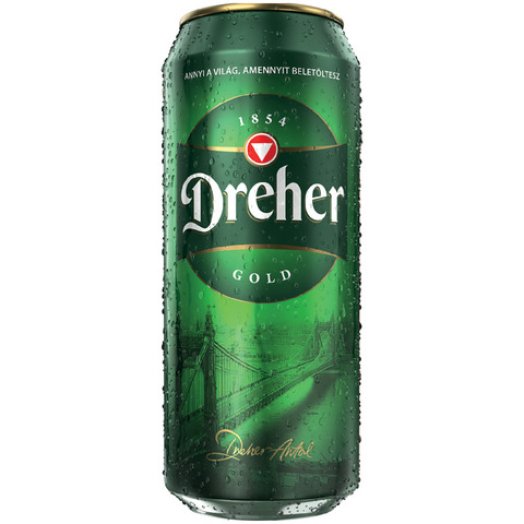 Dreher Gold dobozos világos sör