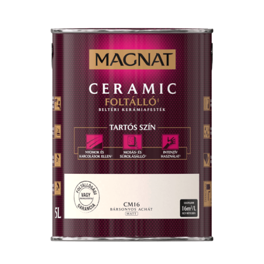 MAGNAT CERAMIC 5L BELTÉRI FALFESTÉK BÁRSONYOS ACHÁT CM16