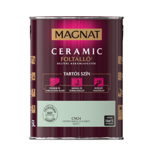 MAGNAT CERAMIC 5L BELTÉRI FALFESTÉK SZÍNPOMPÁS FLUORIT CM24