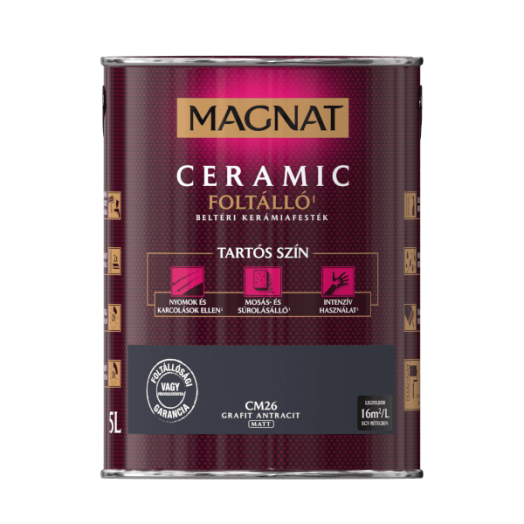 MAGNAT CERAMIC 5L BELTÉRI FALFESTÉK GRAFIT ANTRACIT CM26