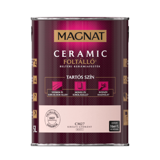 MAGNAT CERAMIC 5L BELTÉRI FALFESTÉK KIRÁLYI GYÉMÁNT CM27