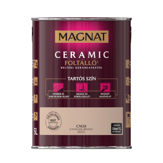 MAGNAT CERAMIC 5L BELTÉRI FALFESTÉK GYENGÉD BRONZ CM28