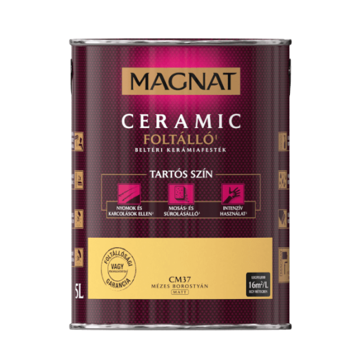 MAGNAT CERAMIC 5L BELTÉRI FALFESTÉK MÉZES BOROSTYÁN CM37